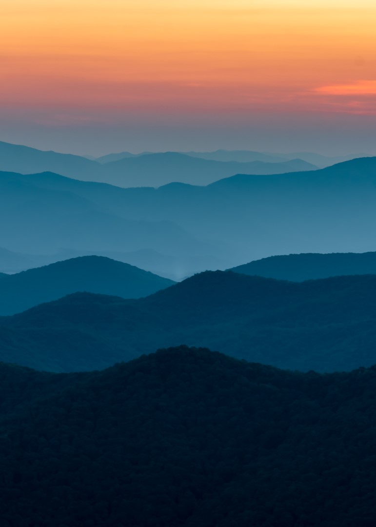 Scenic drive from Cowee Mountain